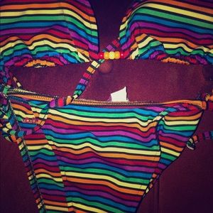PRIDE RAINBOW STRING BIKINI